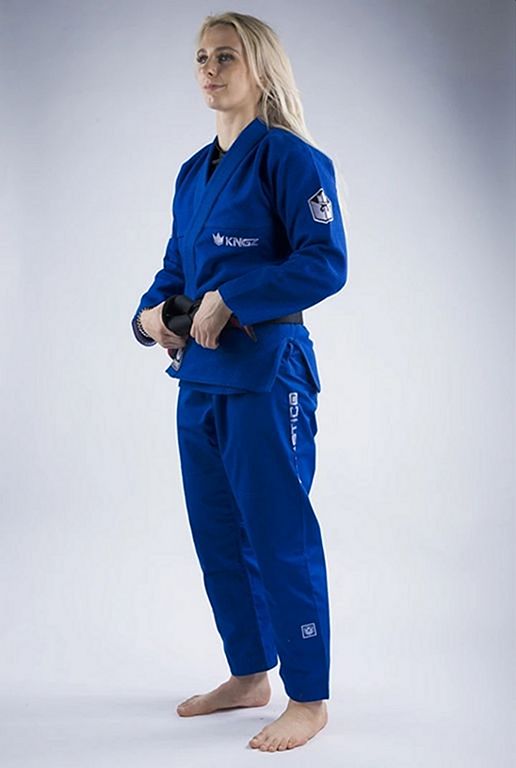 Kingz Damen BJJ Gi Balistico 3.0, blau