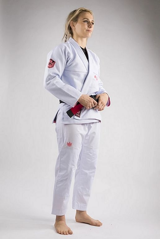 Kingz Damen BJJ Gi Balistico 3.0, weiss