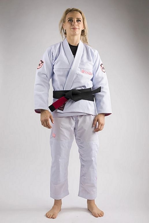 Kingz Damen BJJ Gi Balistico 3.0, weiss