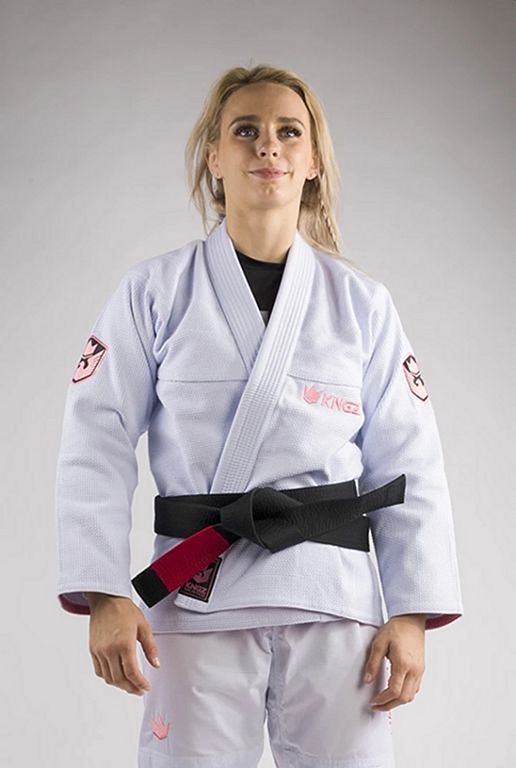 Kingz Damen BJJ Gi Balistico 3.0, weiss