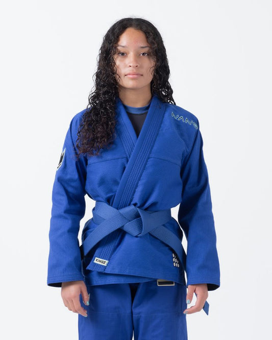 Kingz Damen BJJ Gi Nano 3.0, blau