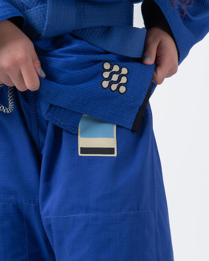 Kingz Damen BJJ Gi Nano 3.0, blau