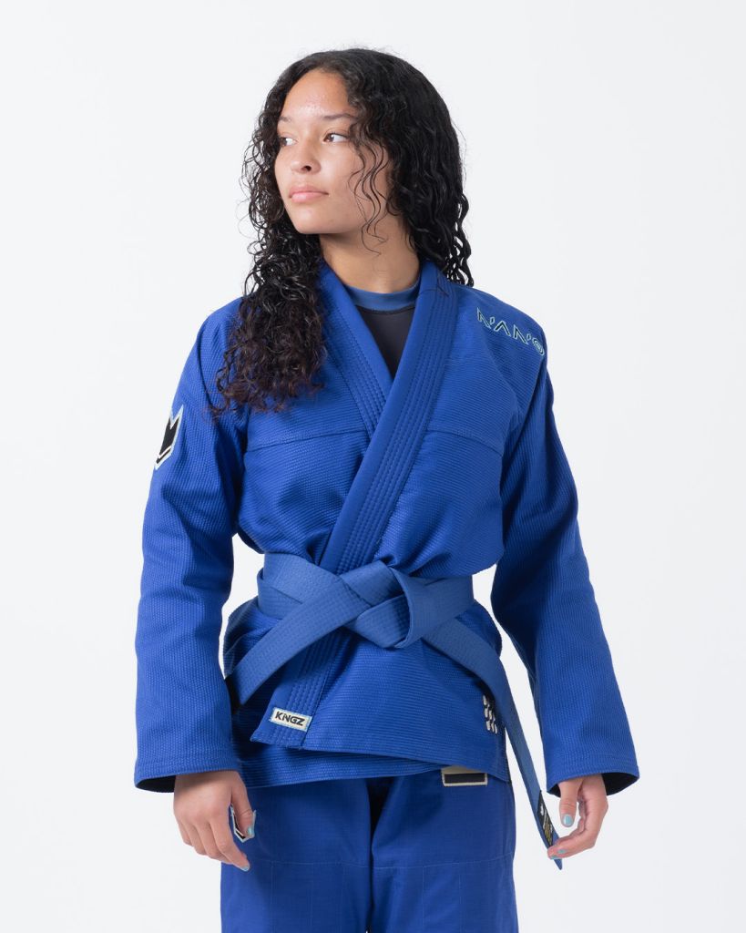 Kingz Damen BJJ Gi Nano 3.0, blau
