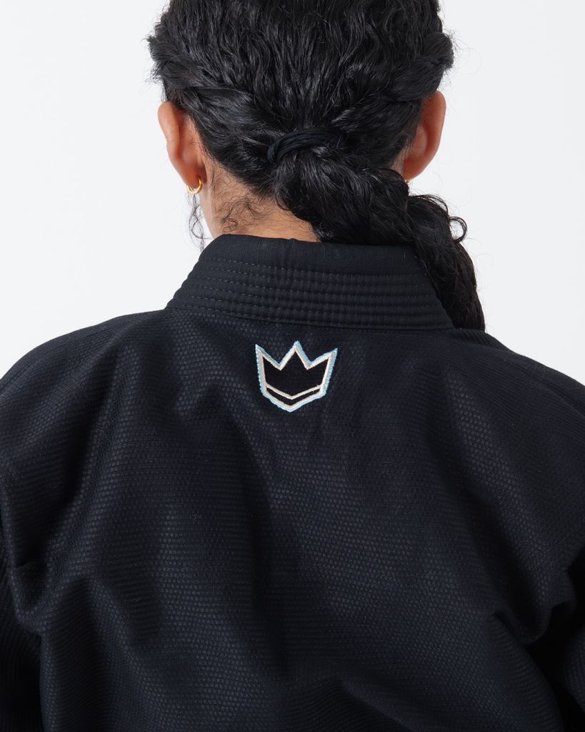 Kingz Damen BJJ Gi Nano 3.0, schwarz