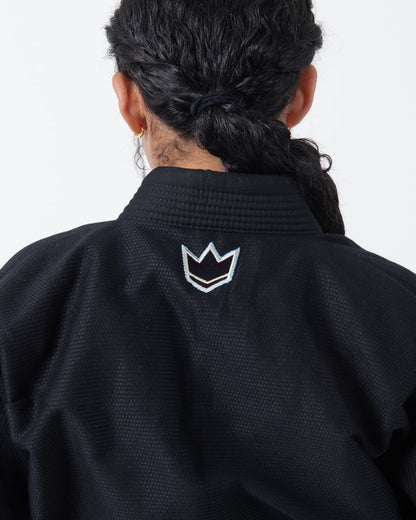 Kingz Damen BJJ Gi Nano 3.0, schwarz