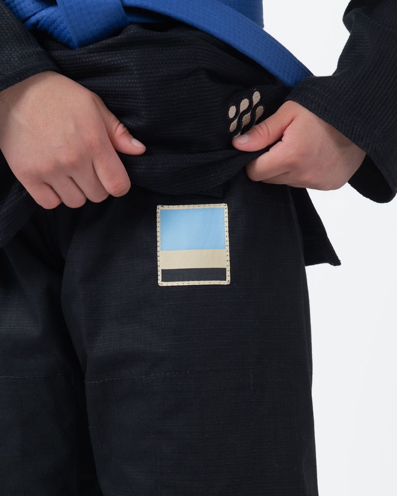 Kingz Damen BJJ Gi Nano 3.0, schwarz