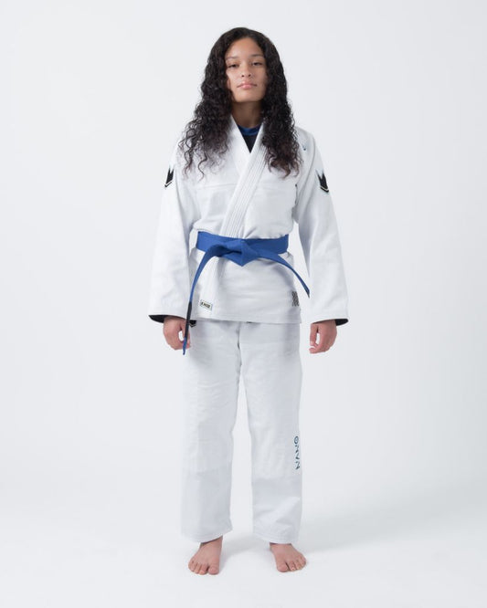 Kingz Damen BJJ Gi Nano 3.0, weiss