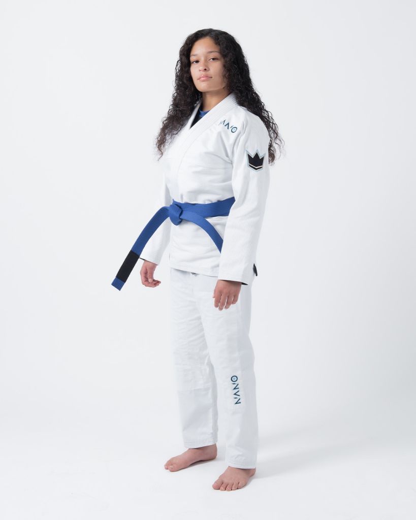 Kingz Damen BJJ Gi Nano 3.0, weiss