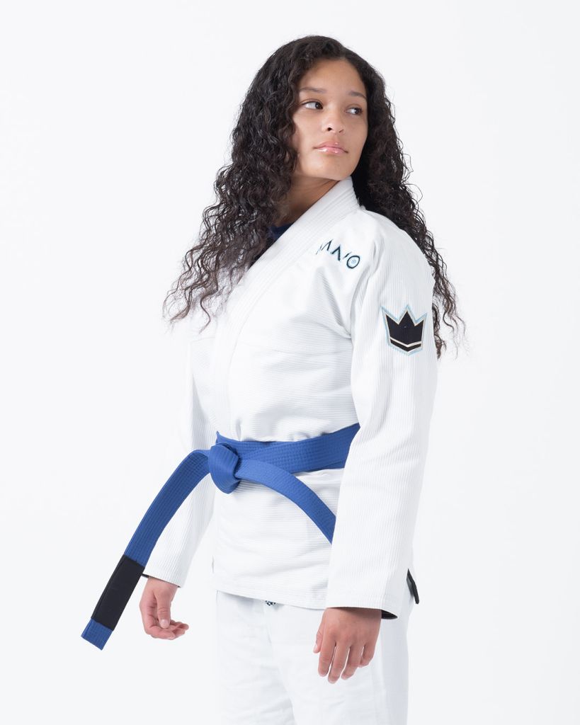 Kingz Damen BJJ Gi Nano 3.0, weiss