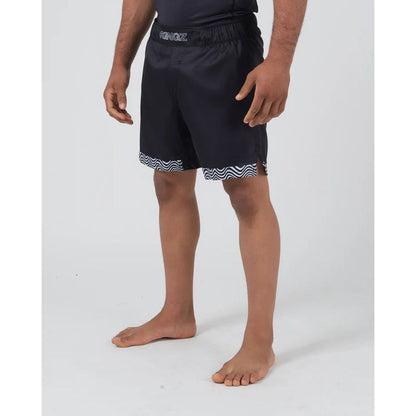 Kingz Fight Shorts Flow Performance Series, schwarz