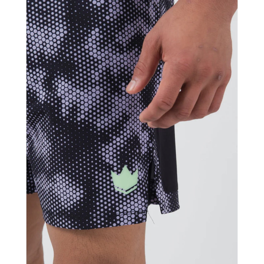 Kingz Fight Shorts Viper Hybrid, purpel