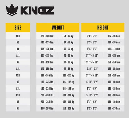 Kingz BJJ Gi Nano 3.0, weiss