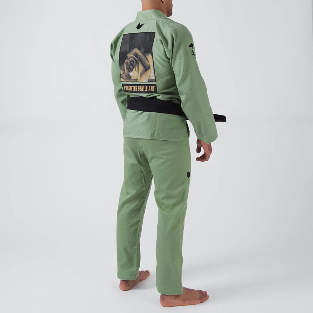 Kingz BJJ Gi Pursue The Gentle Art, gruen