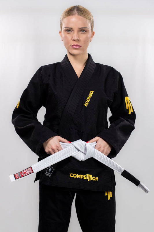 KOARENA Damen BJJ Gi Competition, schwarz
