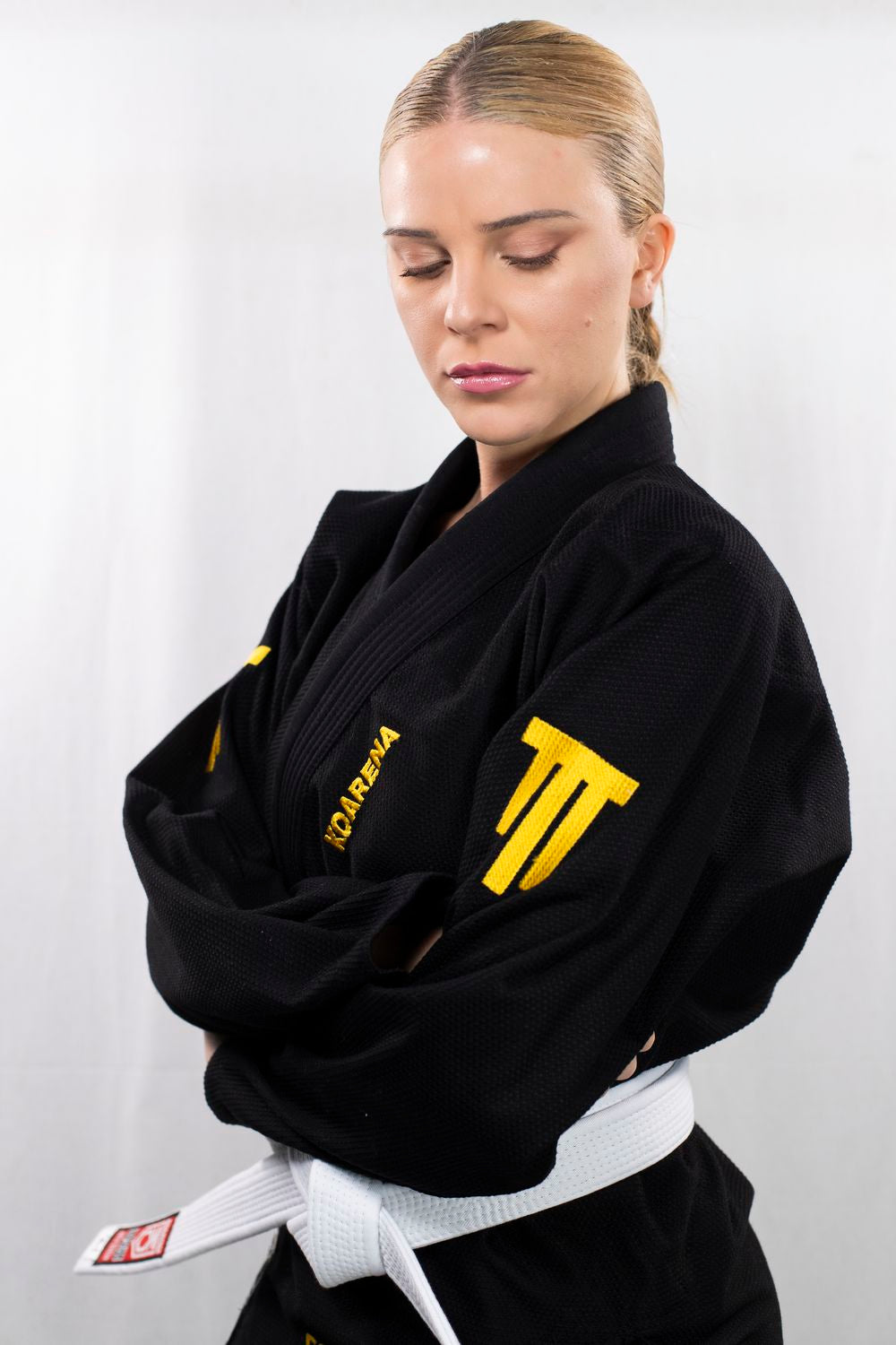 KOARENA Damen BJJ Gi Competition, schwarz