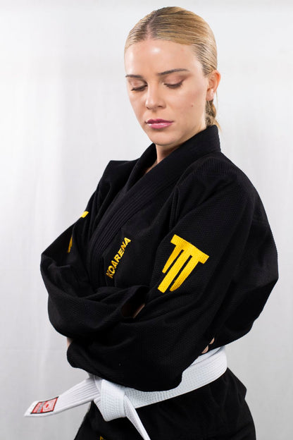 KOARENA Damen BJJ Gi Competition, schwarz