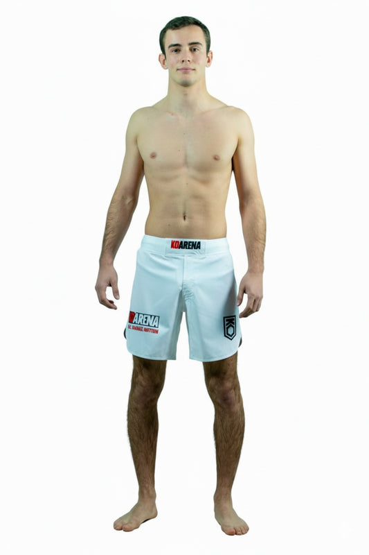KOARENA Fight Shorts Crossbreed, weiss
