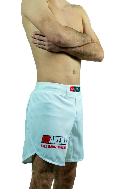 KOARENA Fight Shorts Crossbreed, weiss