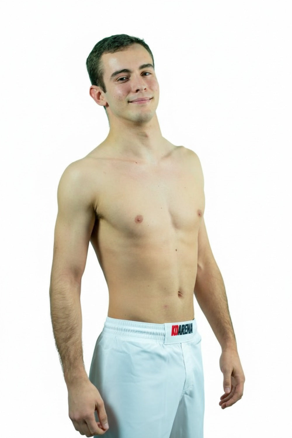 KOARENA Fight Shorts Crossbreed, weiss