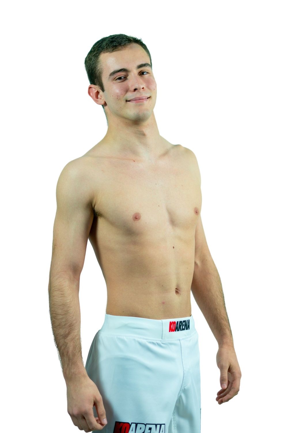 KOARENA Fight Shorts Crossbreed, weiss