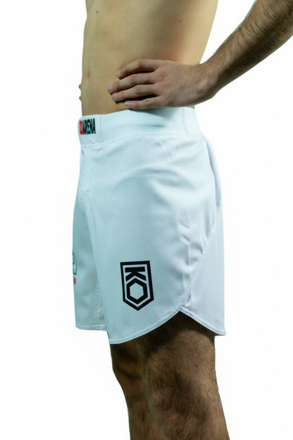 KOARENA Fight Shorts Crossbreed, weiss