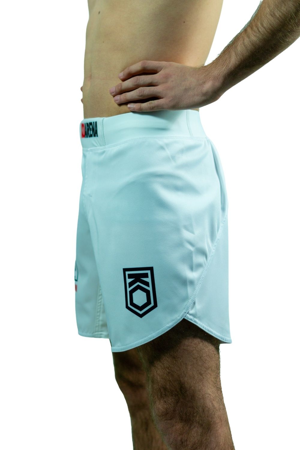 KOARENA Fight Shorts Crossbreed, weiss