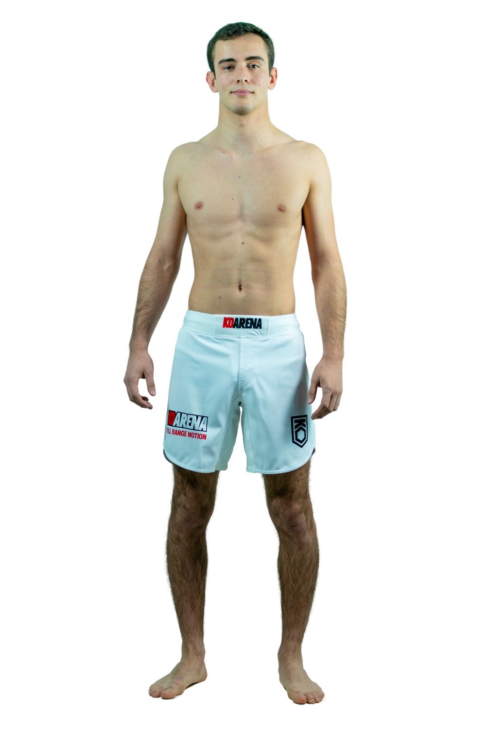 KOARENA Fight Shorts Crossbreed, weiss