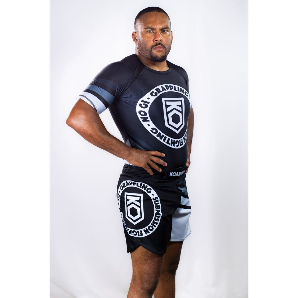 KOARENA Fight Shorts Grappling, schwarz
