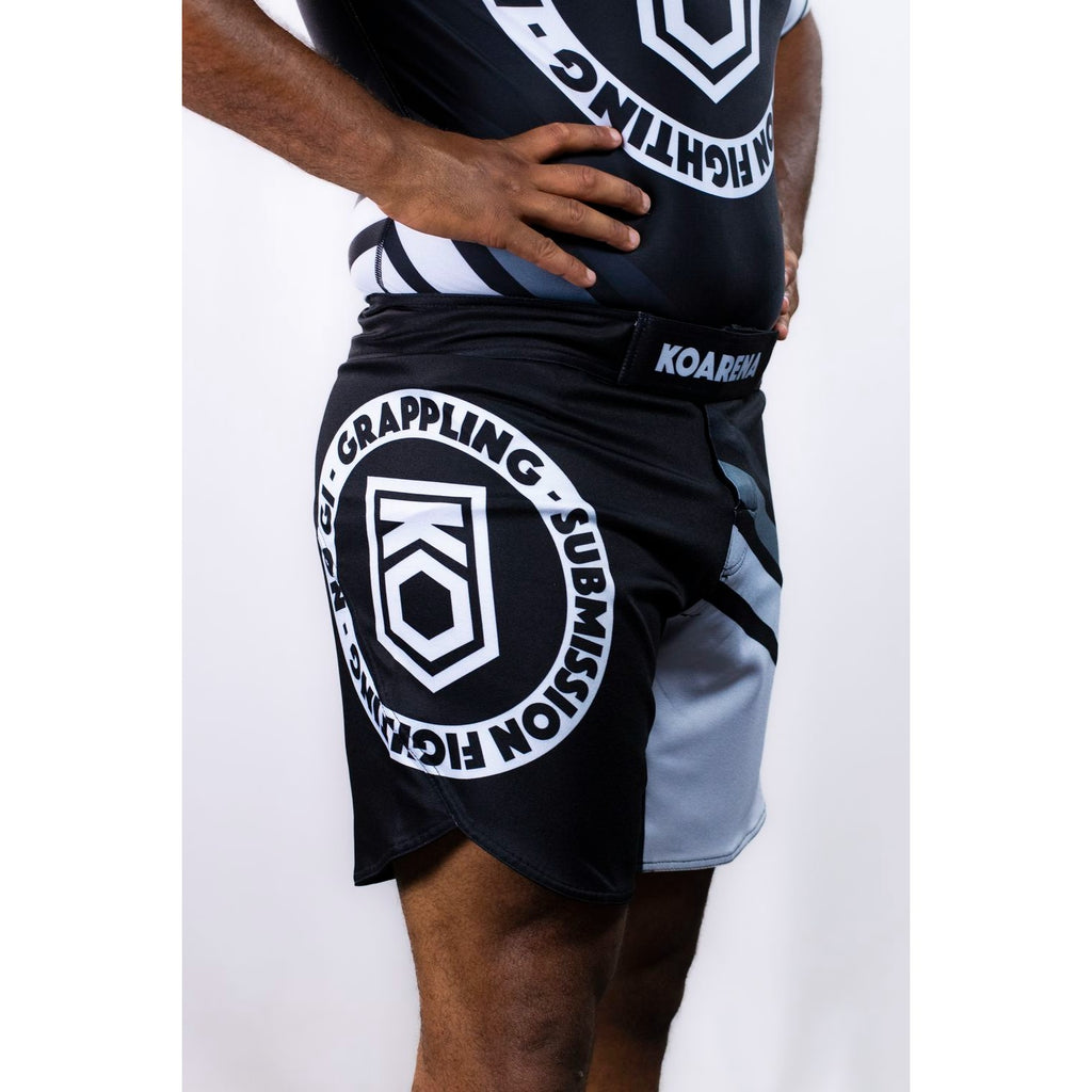 KOARENA Fight Shorts Grappling, schwarz