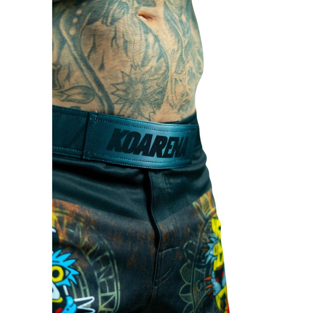 KOARENA Fight Shorts TW9 Neo Old School, schwarz