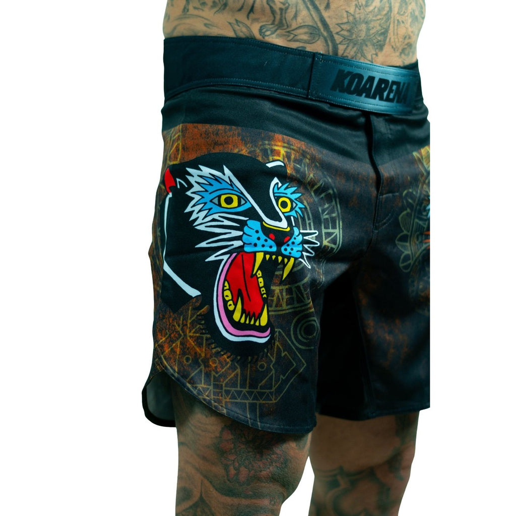 KOARENA Fight Shorts TW9 Neo Old School, schwarz