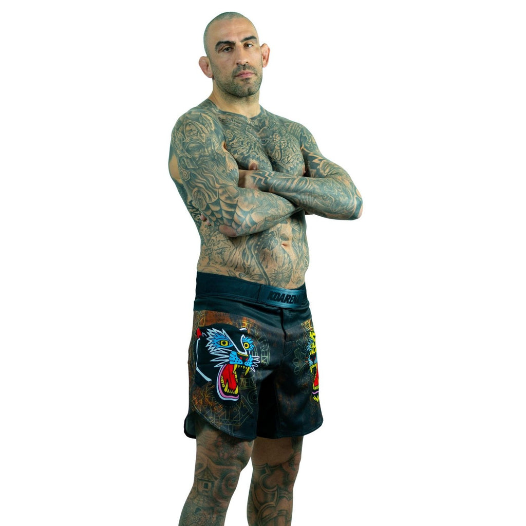 KOARENA Fight Shorts TW9 Neo Old School, schwarz