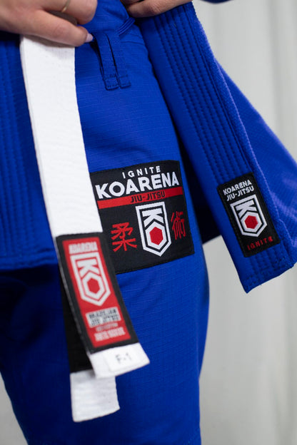 KOARENA Damen BJJ Gi Ignite, blau
