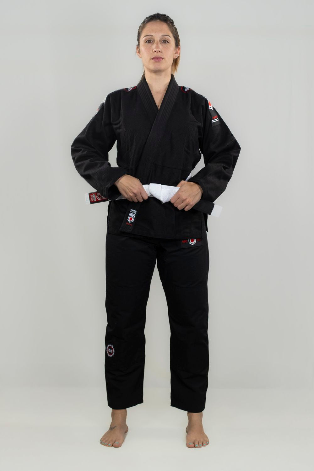 KOARENA Damen BJJ Gi Ignite, schwarz