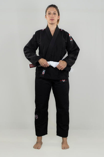 KOARENA Damen BJJ Gi Ignite, schwarz