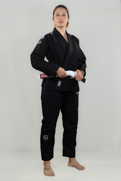 KOARENA Damen BJJ Gi Ignite, schwarz