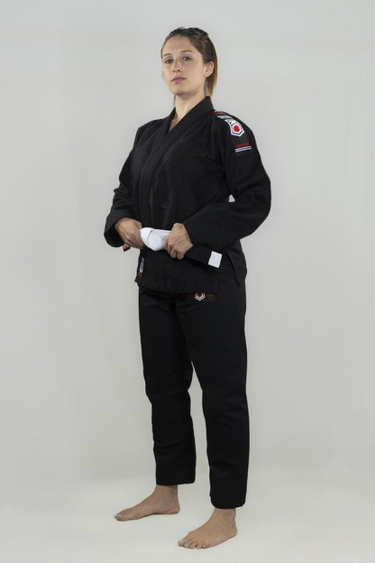 KOARENA Damen BJJ Gi Ignite, schwarz