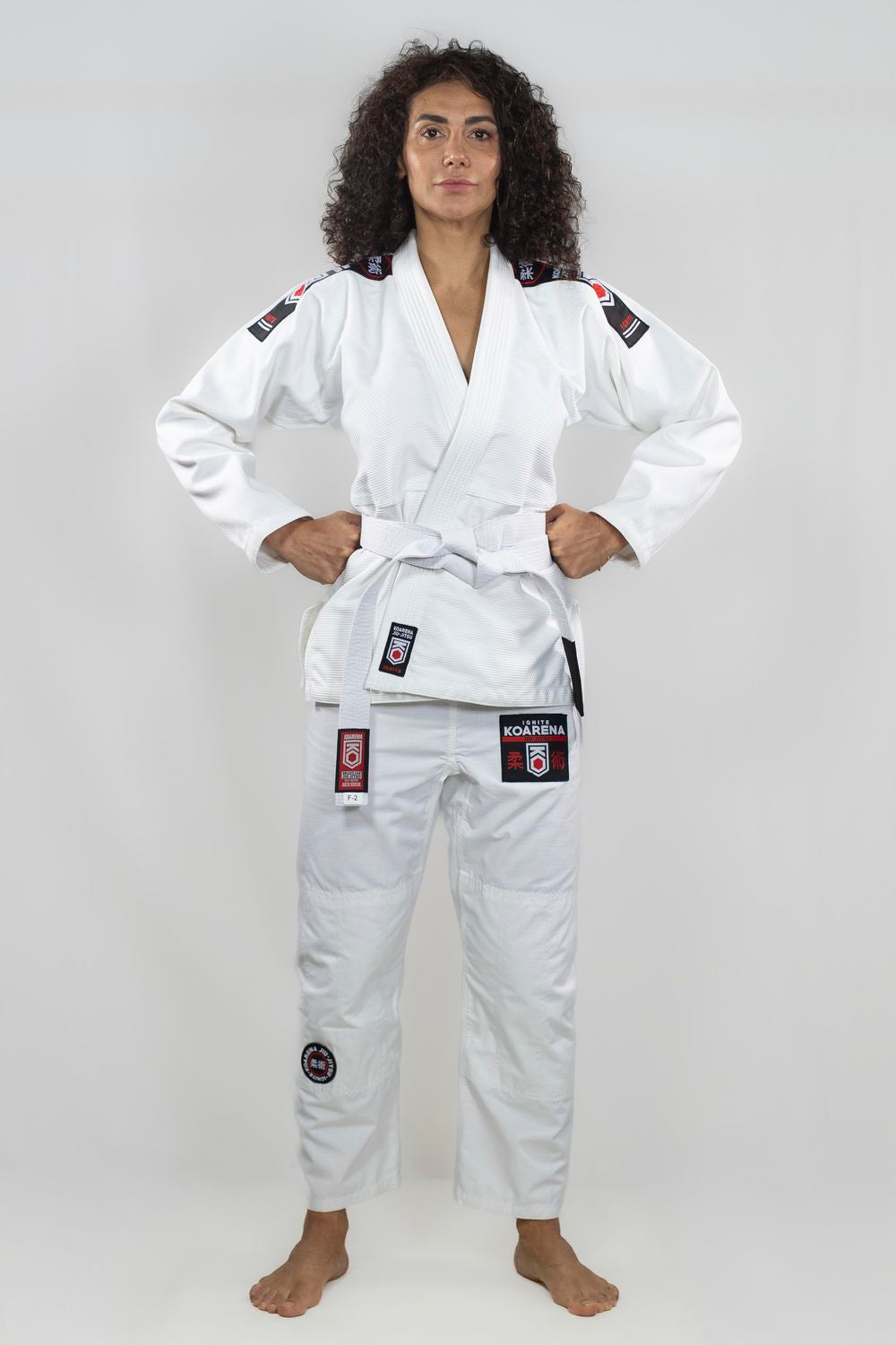 KOARENA Damen BJJ Gi Ignite, weiss