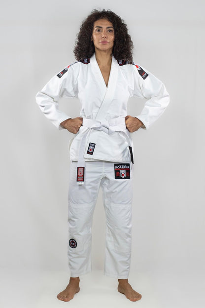 KOARENA Damen BJJ Gi Ignite, weiss