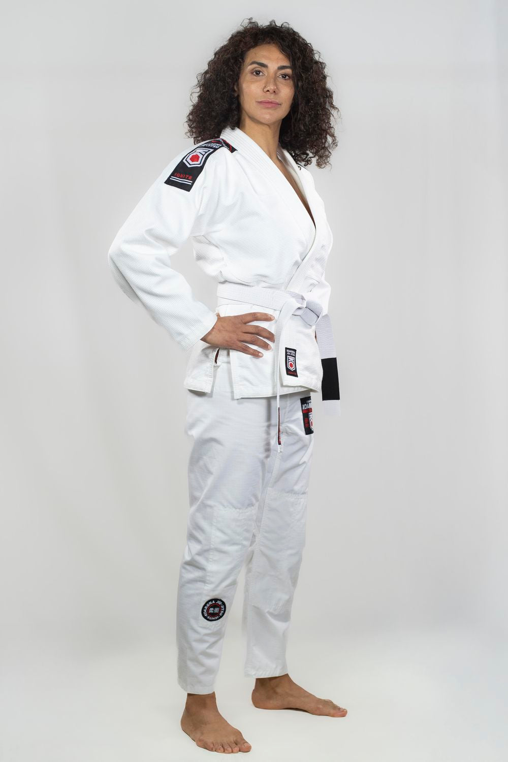 KOARENA Damen BJJ Gi Ignite, weiss