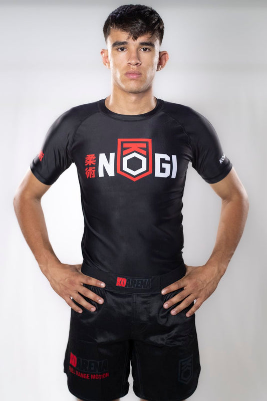 KOARENA Rashguard SS NO GI, schwarz