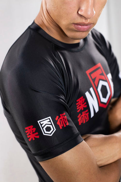 KOARENA Rashguard SS NO GI, schwarz