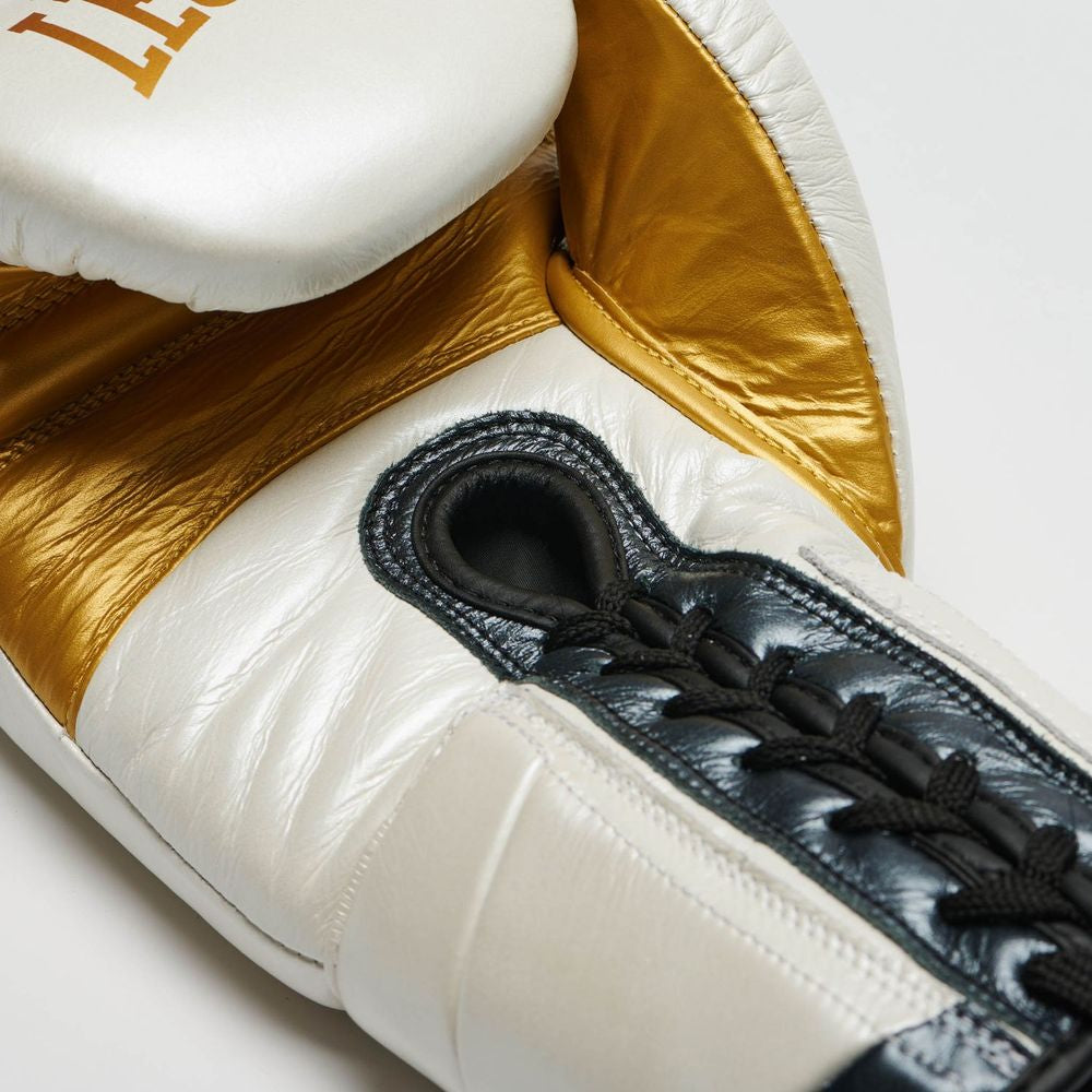 Leone 1947 Boxhandschuhe Authentic 2 GN116L, weiss