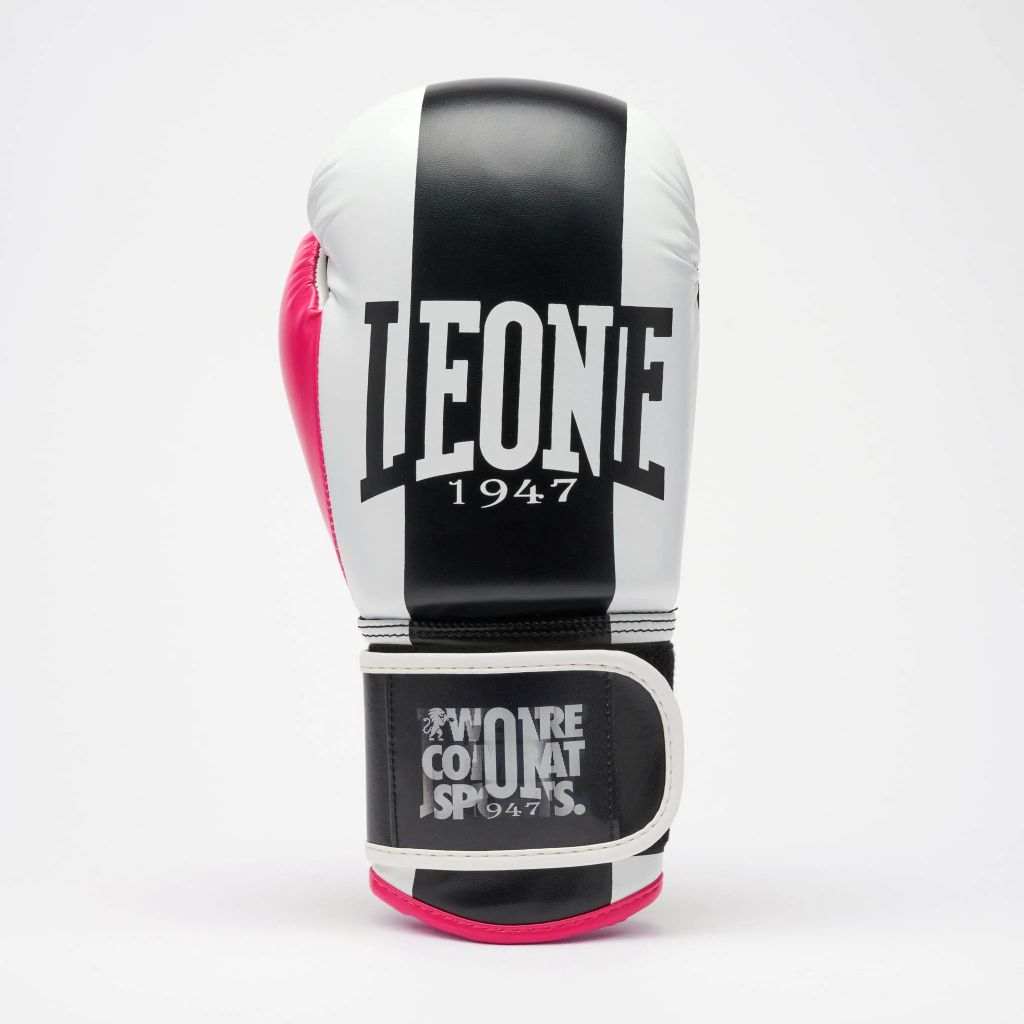 Leone 1947 Boxhandschuhe Color Block, schwarz-rosa