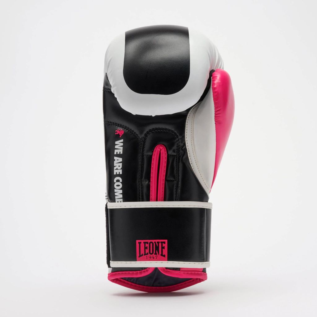 Leone 1947 Boxhandschuhe Color Block, schwarz-rosa