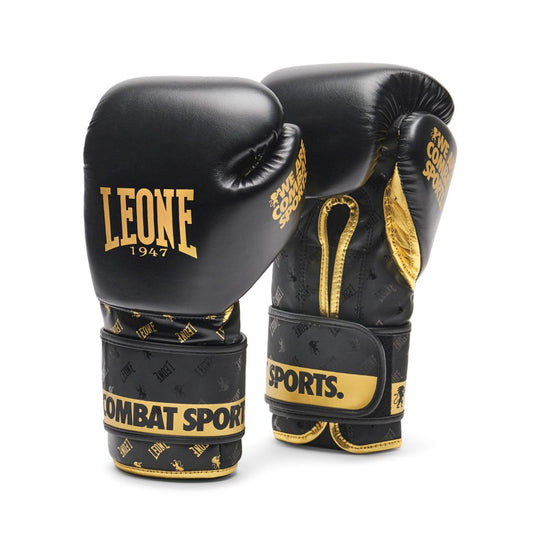 Leone 1947 Boxhandschuhe DNA GN220, schwarz-gold