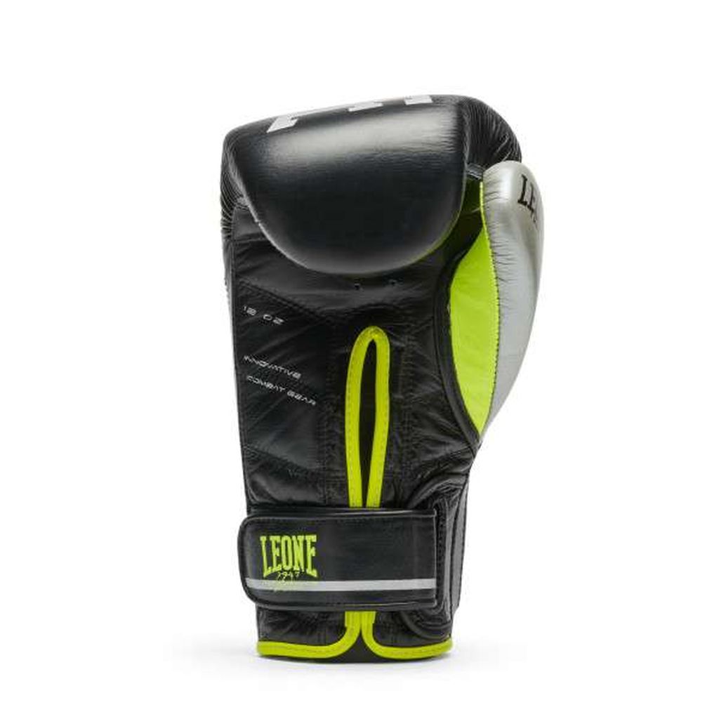 Leone 1947 Boxhandschuhe Revo Fluo GN110F, schwarz