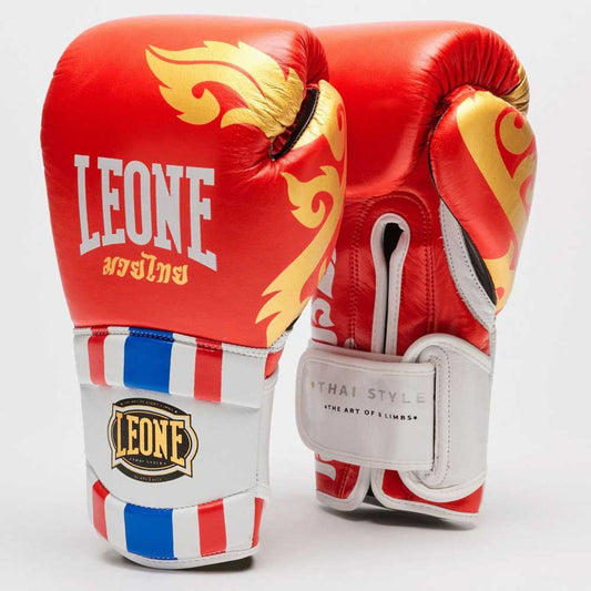 Leone 1947 Boxhandschuhe Thai Style GN114, rot