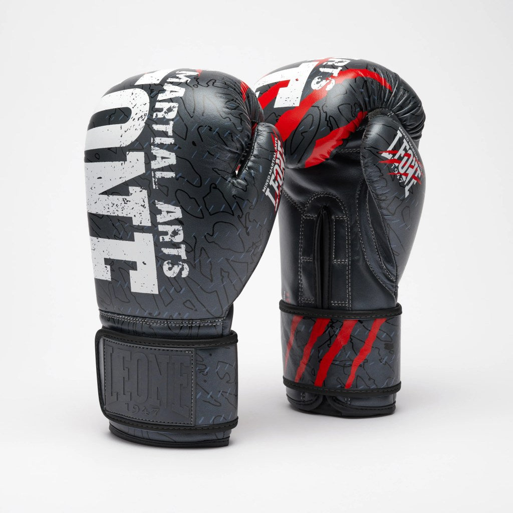 Leone 1947 Boxhandschuhe Primal Instinct, schwarz-rot