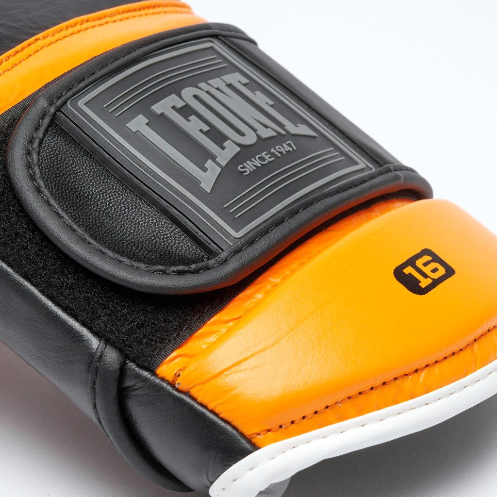 Leone 1947 Boxhandschuhe Professional 2, schwarz-orange